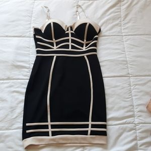 Bodycon Black & White dress